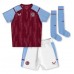 Günstige Aston Villa Moussa Diaby #19 Babykleidung Heim Fussballtrikot Kinder 2023-24 Kurzarm (+ kurze hosen)